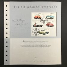 DEUTSCHLAND ART-EDITION 2002/41 AUTOS OLDTIMER BMW ISETTA VW KÄFER 300 SL TRABANT