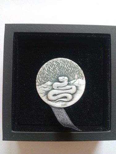 Schlange 2025 silber - schlange,