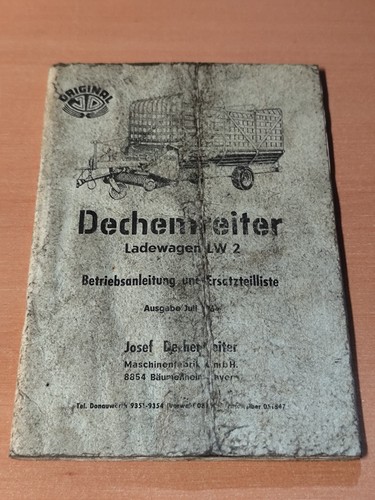 Dechentreiter ladewagen 2 - ladewagen,