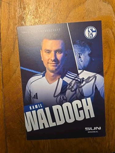 Autogrammkarte schalke 04 - schalke,