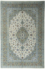 Perserteppich Kashan Kork 307 x 203 cm Orientteppich Top Zustand