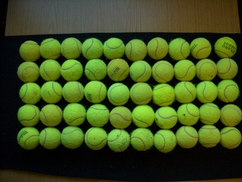 100 tennisbälle gebraucht - 100,