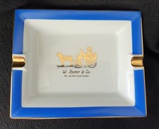 Vergoldeter Aschenbecher der Hamburg Juweliere & Uhrmacher W. Becker Hamburg