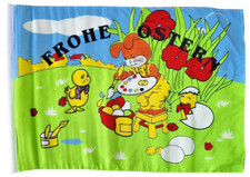 Frohe Ostern Stock Fahne  ca