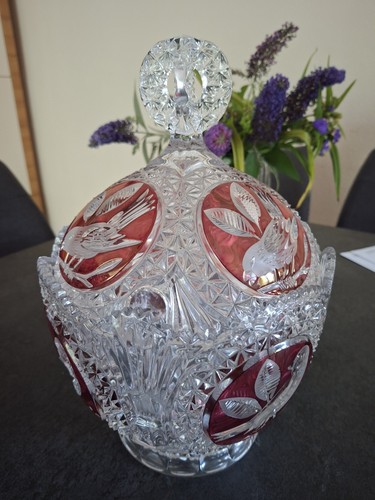 Hofbauer red bird - bowle, set