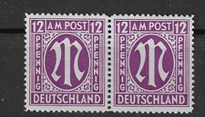 AM Post:  15b By f 56 xx. (Schantl). "Fleck außen oben neben rechten Wertkasten"