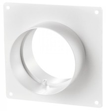 Wandanschluss Rahmen mit Flansch Lüftungsrohr Abluftrohr Abluftkanal