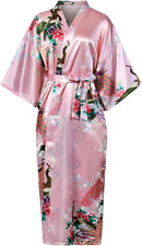 Damen satin kimono bademantel - damen,