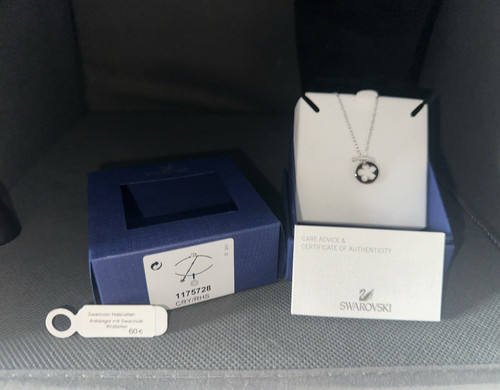 Swarovski halskette mit rundem - mit,