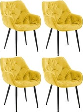 4er Set Stuhl Tanna Samt