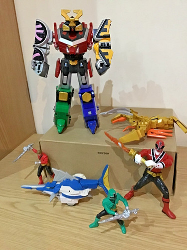 Konvolut power rangers samurai - power,