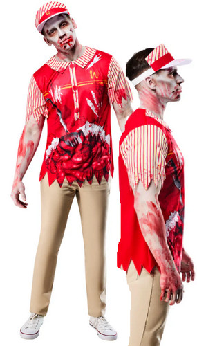 Zombie burger party - zombie, kellner