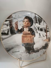 M.J. Hummel  Sammelteller Porzellan 19cm Ø , "Weihnachstgrüße" (06)