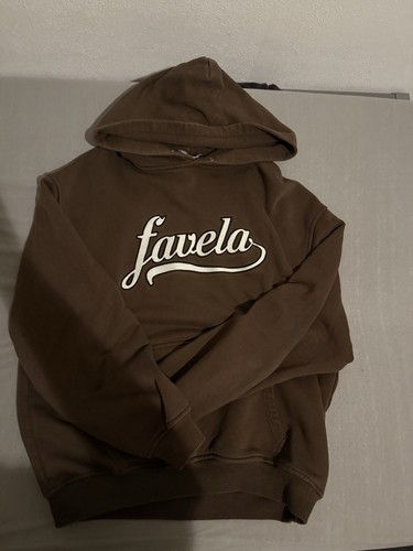 Favela hoodie brown - favela,