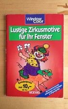Heft Window Color Lustige Zirkus Motive Malvorlagen Clown Fasching Karneval TOP