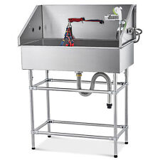 CO-Z 86 cm Kleine Haustiere aus Edelstahl Pflege Hunde Katzen Badewanne Dusche