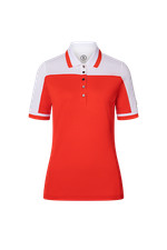 Bogner Damen Funktions-Poloshirt CAROLIN, Farbe: Rot/ Weiß