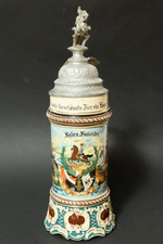 Alter Reservistenkrug Husaren Reg. 7 Bonn Krug Bierkrug Bonner Husar Soldaten