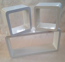 Wandregal Cube Regal Set Würfelregal Hängeregal weiß