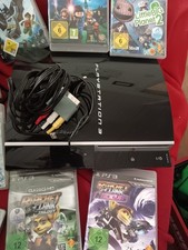 Sony PlayStation 3 PS3 Fat Model 120GB Konsole, Schwarz, Spielesammlung, Portal