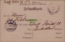 B22092 Feldpostkarte