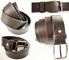 Ledergürtel Herren 3,6 cm Breit und 4 mm Dick/ Bundlänge 105-110 cm Braun(T-1)
