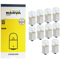 10x Narva 24V 5W R5W BA15s Glühlampen Glühbirne Lampe Kugellampe LKW Bus 7N930w