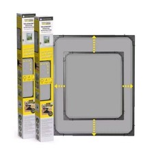 2er Set Easymaxx Fliegengitter MAGIC FIT anthrazit Insektenschutz