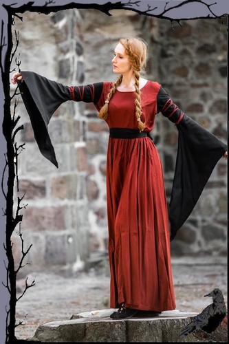 Mittelalter zofenkleid - zofenkleid,