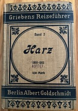 Der Harz, Griebens Reiseführer , 1910, 1 3 Karten ,1 Panorama, mit Kyffhäuser