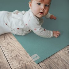 Sanosoft® Krabbelmatte Petrol – Made in Germany, Öko-Tex & Anti-Rutsch