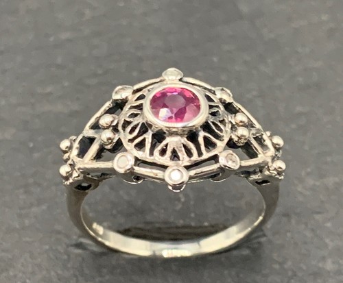 Rubin ring diamant - rubin, &