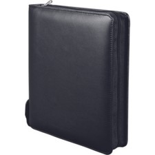 bind Systemplaner A5 Terminplaner Kalender 2026 Organizer Timer Leder schwarz T3