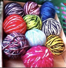 Wollreste Wollpaket Wolle ?kreativ Kids Mütze Schal Deko häkeln Stricken ???