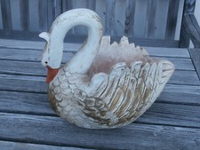 ""Schwan bepflanzbar als Pflanzschale Blumentopf Übertopf Garten Deko XXL 35 cm