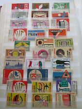 Streichholzetikette , 30 Stück , Sammlung . Posten