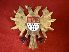 Köln Kölner Wappen Messing Doppelkopfadler