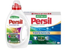 PERSIL Pulver 20 WL Universal 1,26kg & Kraft-Gel 20 WL Color 900ml Set