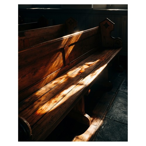Warmes licht kirchenbank - warmes,