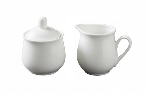 Piece porcelain milk - 3,