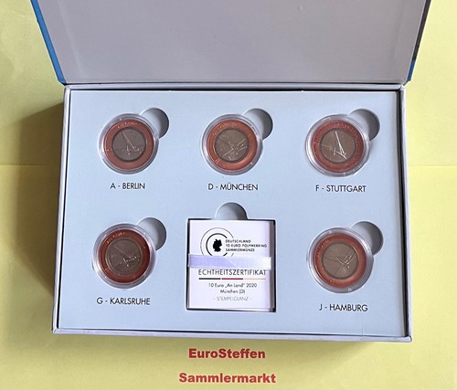 10euro gedenkmünzen - 5, x