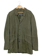 Doris Hartwich Herren Lederjacke Gr. 54 XXL Oliv Klassisch