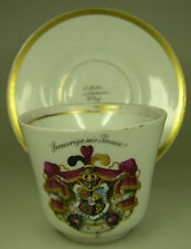 Studentika. Burschenschaft Brunsviga Göttingen (DB). Kaffetasse. 1872