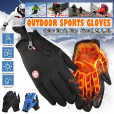 Winter Handschuhe Damen Herren Fahrrad Thermo Handschuhe Wasserdicht Touchscreen