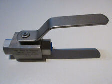 1 Edelstahl-Hochdr.-2-Wege Kugelhahn,1.4571, max.500 Bar, Marke Rötelmann