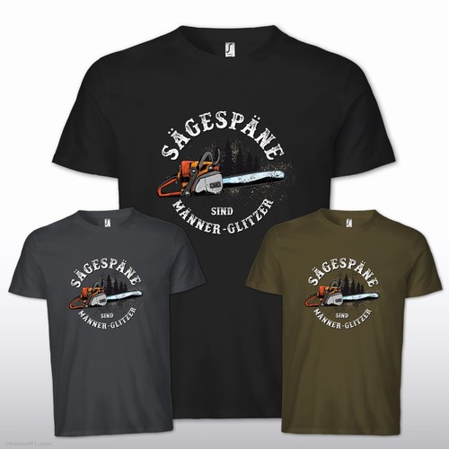 Fun shirt holz - t-shirt, sägespäne