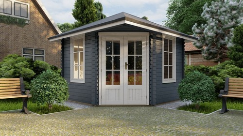 Eck gartenhaus blockhaus - 5-eck,