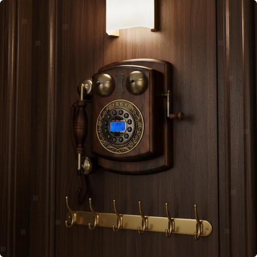 Wandtelefon mit kabel - mit, antikes