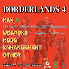 ?Borderlands 4 Items/Weapons/Class Mods/Enhancements/Guns/Level PC/XBOX/PS4/PS5