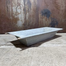 Alte Zinkwanne rechteckig